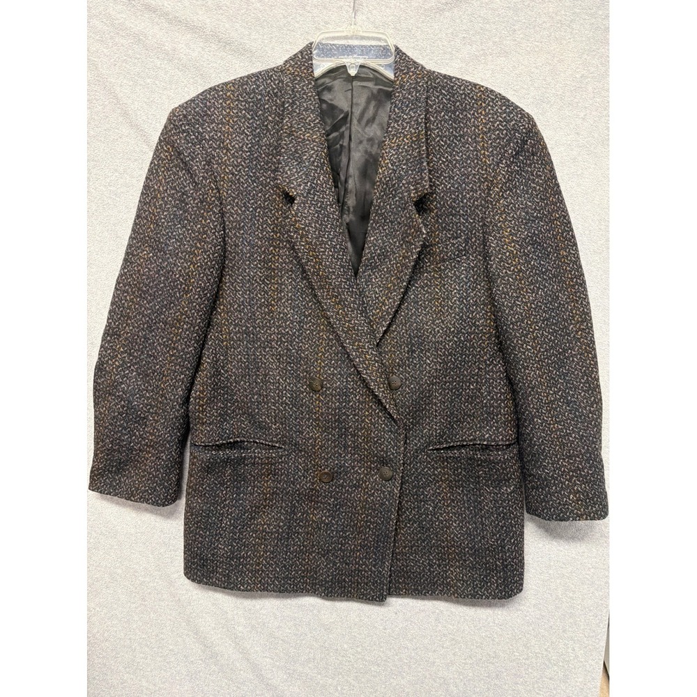 VTG Christian‎ Aujard Men's Wool Blazer Patterned Jacket 40R-42R